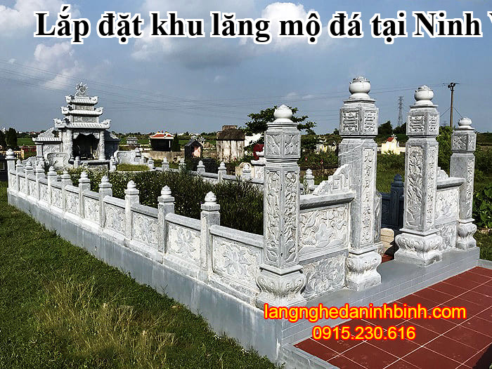 Lắp đặt khu lăng mộ đá tại Ninh Vân