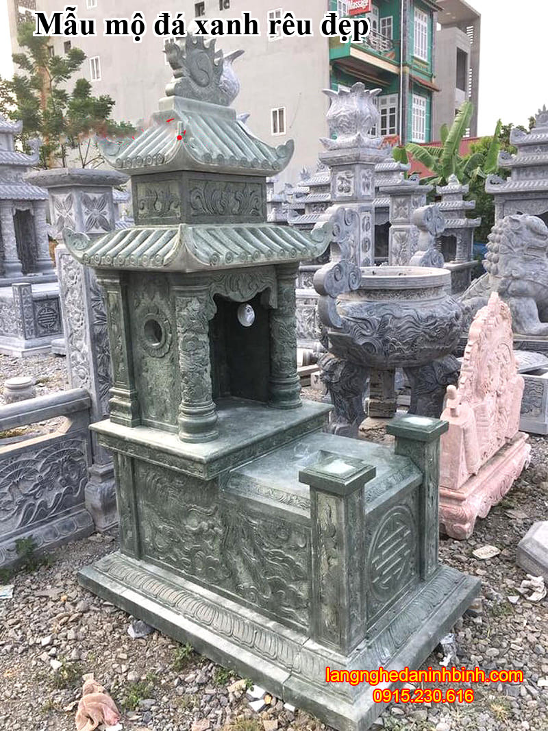 Mộ đá xanh rêu - Những mẫu mộ đá xanh rêu đẹp tại Thanh Hóa