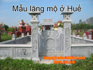 Mẫu lăng mộ ở Huế