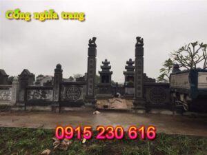 Cổng đá nghĩa trang ở Vĩnh Phúc; cổng nghĩa trang; mẫu cổng đá nghĩa trang; cổng nghĩa trang bằng đá; cổng khu lăng mộ; cổng đá; cổng đá đẹp;