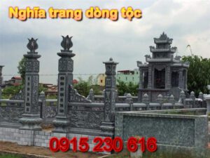 Mẫu nghĩa trang dòng tộc ở Nam Định