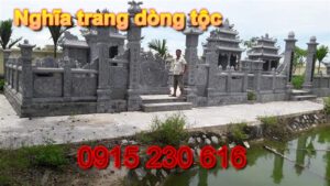Mẫu nghĩa trang dòng tộc ở Thái Nguyên