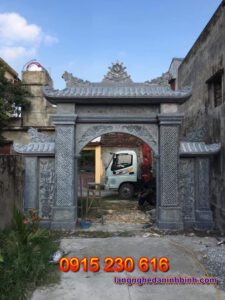 Cổng nhà thờ tộc ở Thái Nguyên
