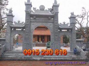 Cổng đá đẹp ở Bắc Ninh
