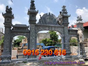 Cổng đá đẹp ở Quảng Ninh