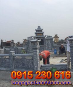Khu lăng mộ đá đẹp tại Thái Bình