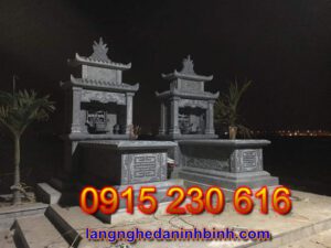 Mẫu mộ đôi đẹp tại Quảng Bình