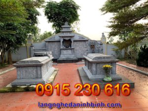 Mẫu mộ đôi đẹp tại Vĩnh Phúc