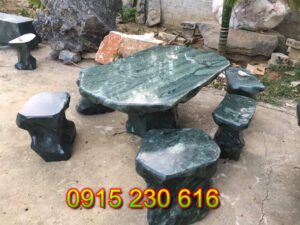 Bộ bàn ghế đá tự nhiên -PL01