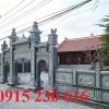 Cổng tam quan cổng đá từ đường nhà thờ họ