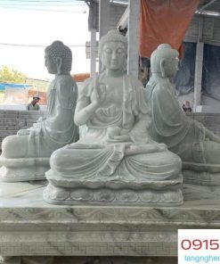 Mẫu Tượng Phật bằng đá nguyên khối đẹp