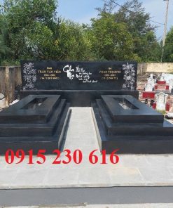 Mộ đá đôi Granite Ấn đẹp