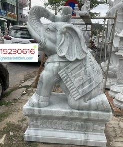 Voi đá phong thuỷ đẹp - Voi phong thuỷ Làng nghề đá Ninh Bình