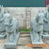 Ngựa đá tự nhiên nguyên khối